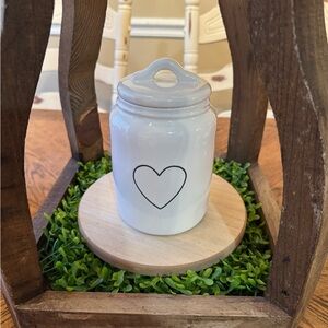 New Rae Dunn Heart Canister
